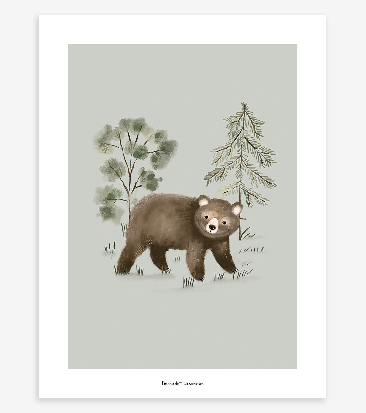 KHARU - Kinderposter - Kleine beer