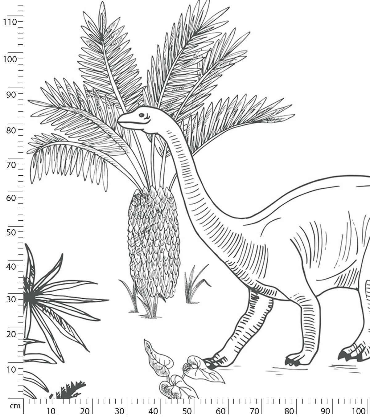 DINOSAURUS - Panoramisch behang - Dinosaurussen