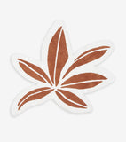 UTAN - Vloerkleeden kind - Tropisch blad (bruin)
