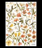 FELIDAE - Muurstickers muur - vintage bloemen