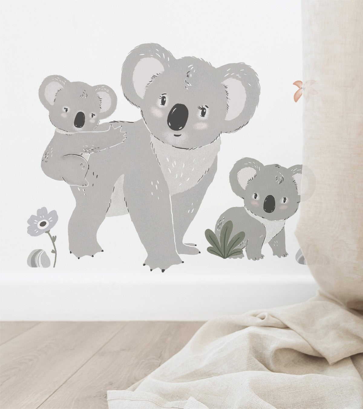 LILYDALE - Grote sticker - Koala familie