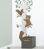 KHARU - Grote sticker - Beren klimmen in bomen